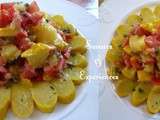 Salade de Pâtisson & Tomates, Soleil des îles