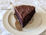 Gâteau au chocolat, ganache pralinée (sans œufs, sans beurre)