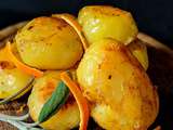 Perfect roast potatoes 2 de Jamie Oliver ( à la sauge et au zeste de Clémentine)
