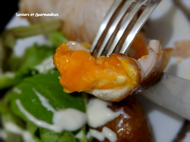 Filet de dinde cuit vapeur farci à la ricotta, aux épinards et aux