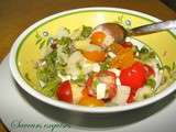 Salade d'asperges et tomates cerises à la feta