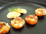 Abricots gratinés au mascarpone et aux amandes