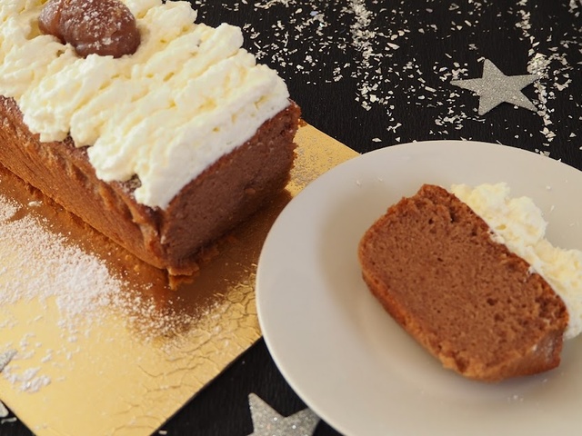 Gâteau moelleux à la crème de marron : Recette de Gâteau moelleux à la crème  de marron