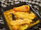 Gratin de panais et brocolis