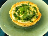 Tartelettes printanières aux asperges blanches