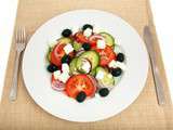 Salade grecque bien gourmande