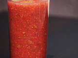 Smoothie gourmand aux fruits rouges