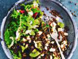 ► Salade de lentilles Beluga, fenouil & kiwi
