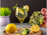 Cocktail Riviera , Fraîcheur d’agrumes et de basilic à savourer