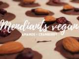 Mendiants vegan amandes & cranberries