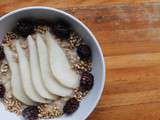 Petit déjeuner quotidien: le porridge aux flocons d’avoine / My go-to breakfast: oatmeal