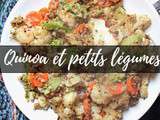 Quinoa et légumes (chou fleur, carotte, brocoli)