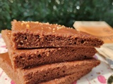 Gâteau choco caramel healthy