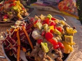 Nachos bleus garnis