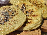 Pains naans sans gluten rapide