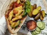 Sandwich façon shawarma