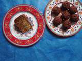 Goûters du dimanche # Gâteau rhubarbe, vin blanc et huile d'olive {et aussi les classiques gâteaux au chocolat !}