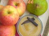 Compote pommes poires vanillée