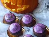 Muffins Halloween tout chocolat