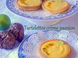 Tartelettes crème passion