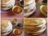 Pancakes au babeurre.Pancakes simple,rapide et delicieux