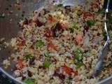Taboulé de quinoa et boulgour