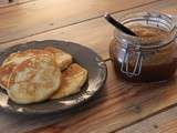 Pancakes et confiture pomme cannelle maison