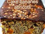 Cake bananes abricots
