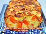 Cake fondant aux abricots, huile d’olive et romarin