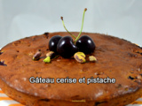 Gâteau cerise pistache