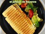 Panini au fromage de brebis et jambon de Bayonne