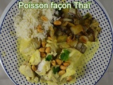Poisson façon thaï, coco et gingembre