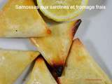 Samossas aux sardines et fromage frais