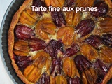 Tarte fine aux prunes