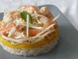 Salade de riz, mangue et crevettes - Simple & Gourmand