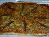 Pizza au poulet*pizza aux anchois*pizza aux fromages