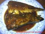 Chinoise (44) : Maquereau en sauce rouge (红烧鲭鱼)