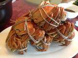 Chinoise : Crabe de grande écluse à la vapeur (清蒸大闸蟹 [qīngzhēng dàzháxiè]), et petit précis de dégustation