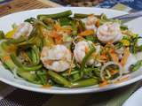 Pour le plaisir : Salade à la neptunie potagère (et aux crevettes et encornets) (ញាំកញ្ឆែត)