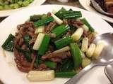 Pour le plaisir : Sauté de bœuf à la ciboule (葱爆牛肉)