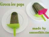 Green ice pops