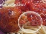 Boulettes de Boeuf Moelleuses à la sauce Tomates (au Thermomix)