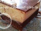 Carrés Chocolat-Vanille ( au Thermomix )