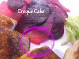 Croque Cake ( sans Thermomix mais cuit dans le moule tablette Demarle)