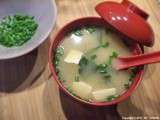 Soupe Miso au Tofu et au Wakame 豆腐とわかめの味噌汁