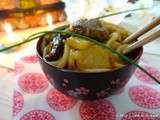 Yaki Udon 焼きうどん aux Boulettes de viande et à l’Ananas