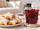 Biscuits Italiens Étoilés au Citron et aux Amandes + bissap