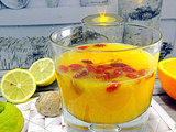 Booster naturel orange, citron, gingembre, curcuma et baies de goji