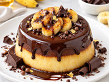 Flan Banane & Chocolat