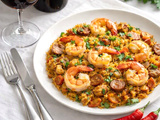 Jambalaya crevettes, poulet & saucisses 🦐🍗🌶️aux accents de Louisiane